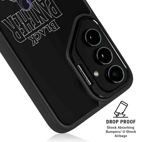 Marvel Black Panther Night Time Watch Galaxy S25 Kickstand Case